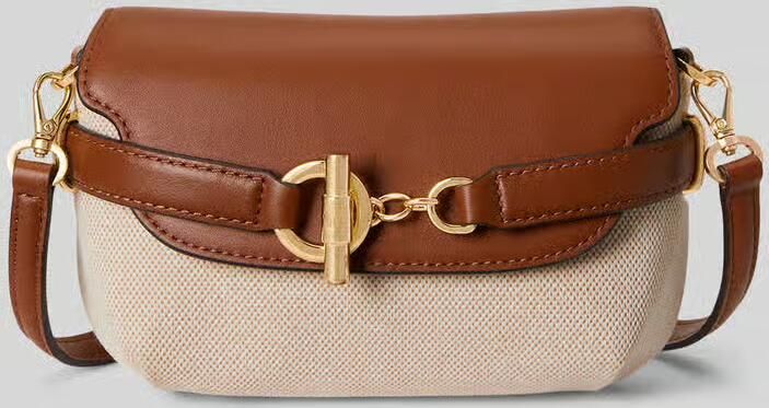 Lauren Ralph Lauren schoudertas van canvas met riemdetail - Foto 2
