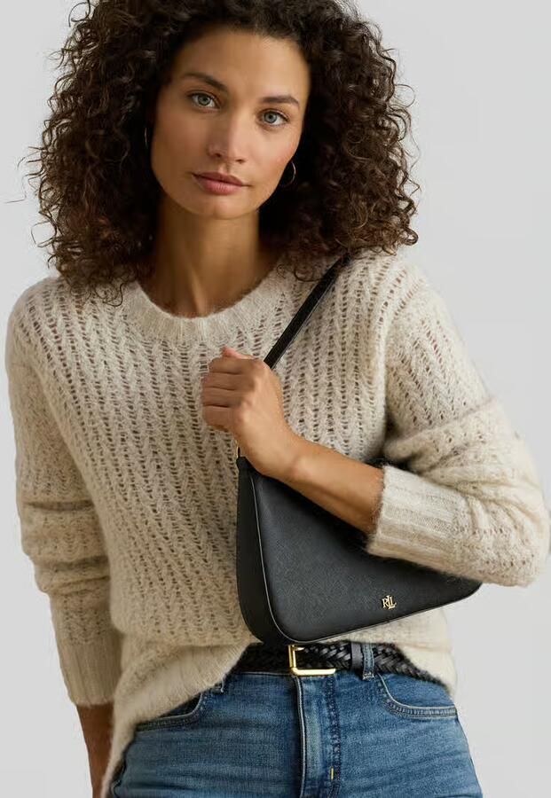 Lauren Ralph Lauren Pochettes Danni 26-Shoulder Bag-Medium in zwart - Foto 6