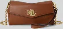 Lauren Ralph Lauren Schoudertas van echt leer met afneembare draagketting