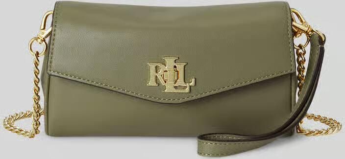 Lauren Ralph Lauren Schoudertas van echt leer met afneembare draagketting - Foto 2