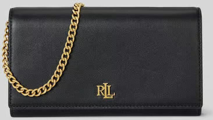 Lauren Ralph Lauren Schoudertas van echt leer met afneembare schouderketting - Foto 2
