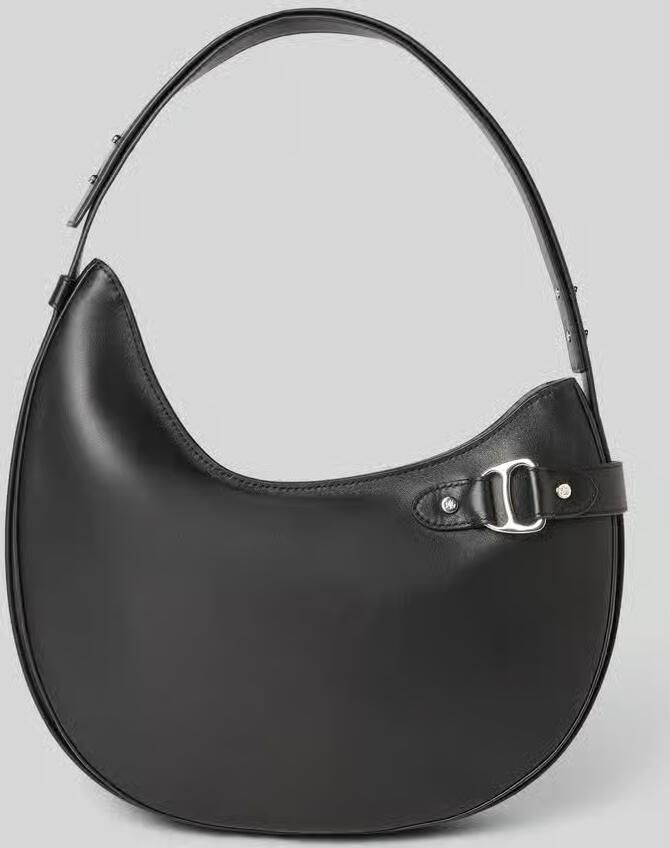 Lauren Ralph Lauren Handtas van echt runderleer met logo-applicatie