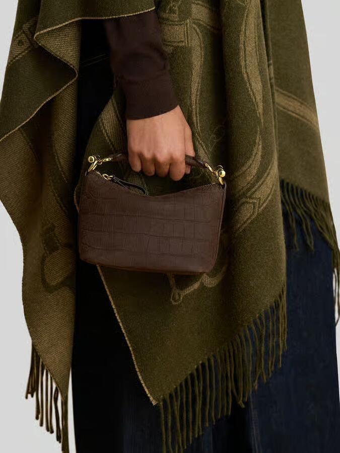 Lauren Ralph Lauren Schoudertas van echt rundleer model 'BLKE MINI' - Foto 2