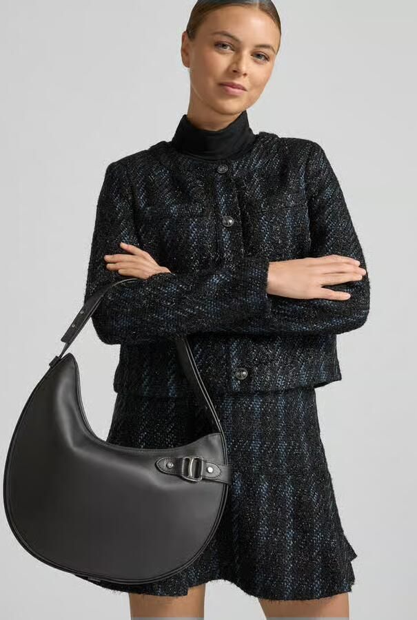 Lauren Ralph Lauren Handtas van echt runderleer met logo-applicatie - Foto 4