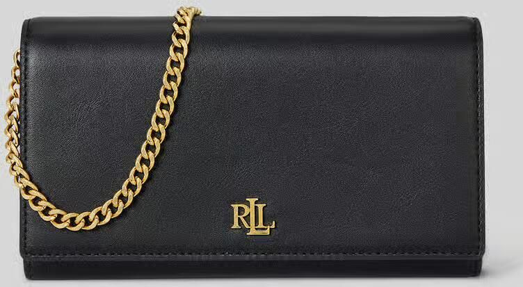 Lauren Ralph Lauren Schoudertas van echt leer met afneembare schouderketting - Foto 2