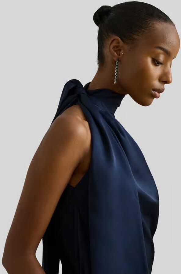 Lauren Ralph Lauren Shaped fit top met vetersdetail