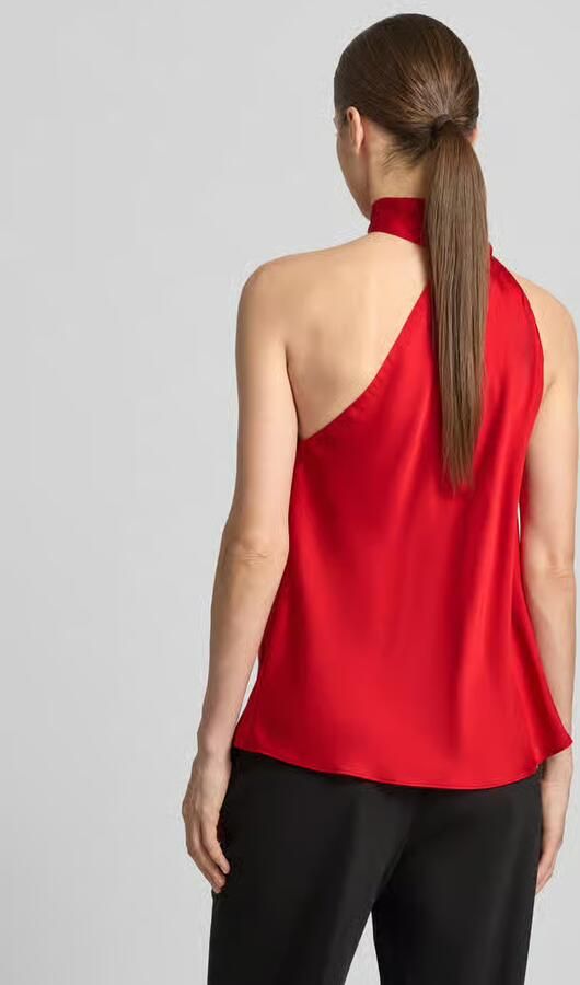 Lauren Ralph Lauren Shaped fit top met vetersdetail