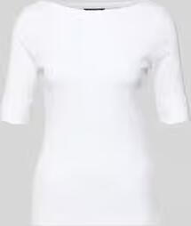 Ralph Lauren Katoenen Bootnektrui met Elleboogmouwen White Dames - Foto 3