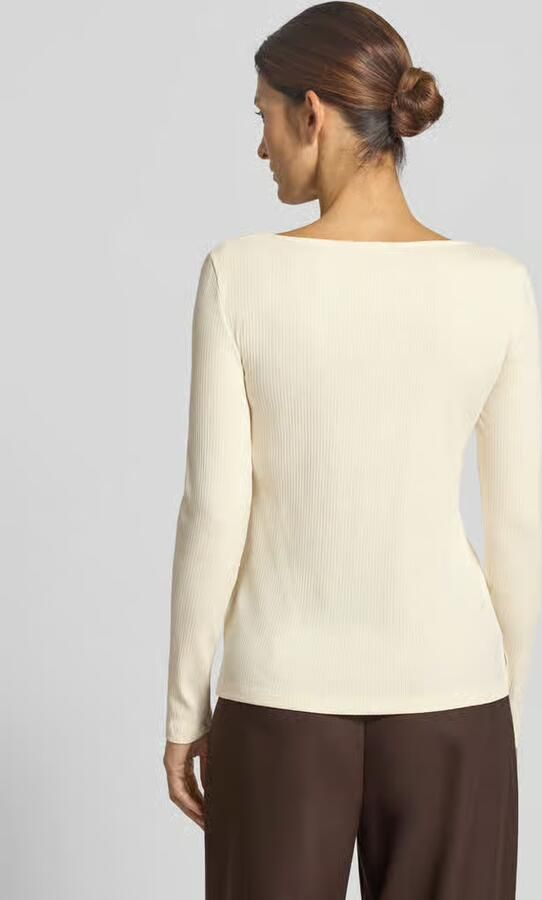 Lauren Ralph Lauren Shirt met lange mouwen in riblook model 'CHITRA'