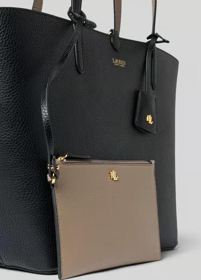 Lauren Ralph Lauren Shoppers & Totes Rvrsble Tote-Tote-Medium in zwart - Foto 3
