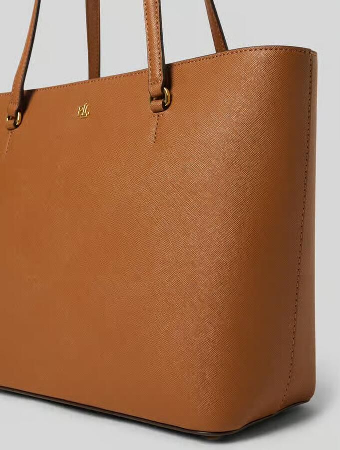 Lauren Ralph Lauren Shopper van echt rundleer model 'KARLY'