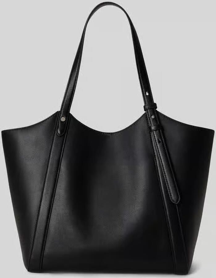 Lauren Ralph Lauren Shopper van kalfsnappa met binnenzakken
