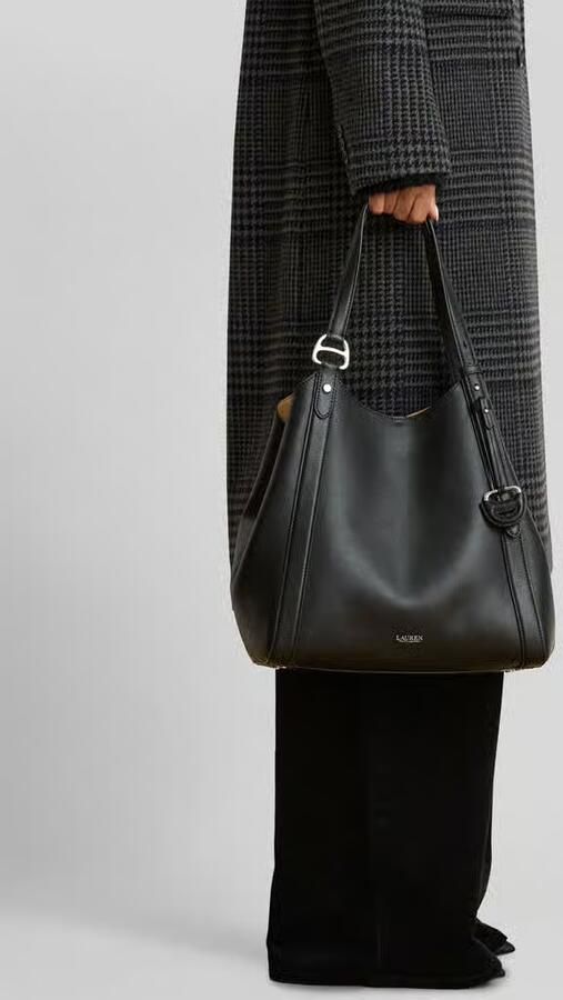 Lauren Ralph Lauren Shopper van kalfsnappa met binnenzakken - Foto 2