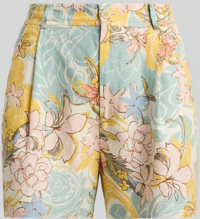 Lauren Ralph Lauren Short van puur linnen met all-over motief - Foto 2