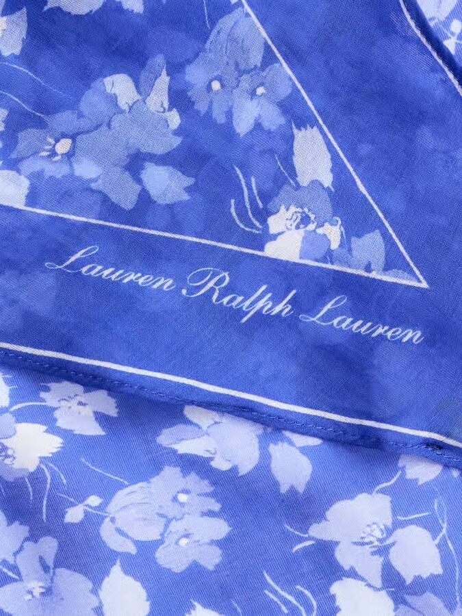 Lauren Ralph Lauren Sjaal van mix van katoen en zijde - Foto 2