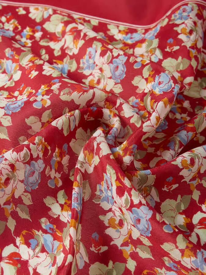 Lauren Ralph Lauren Sjaal van pure zijde model 'FLR LRG DMD'
