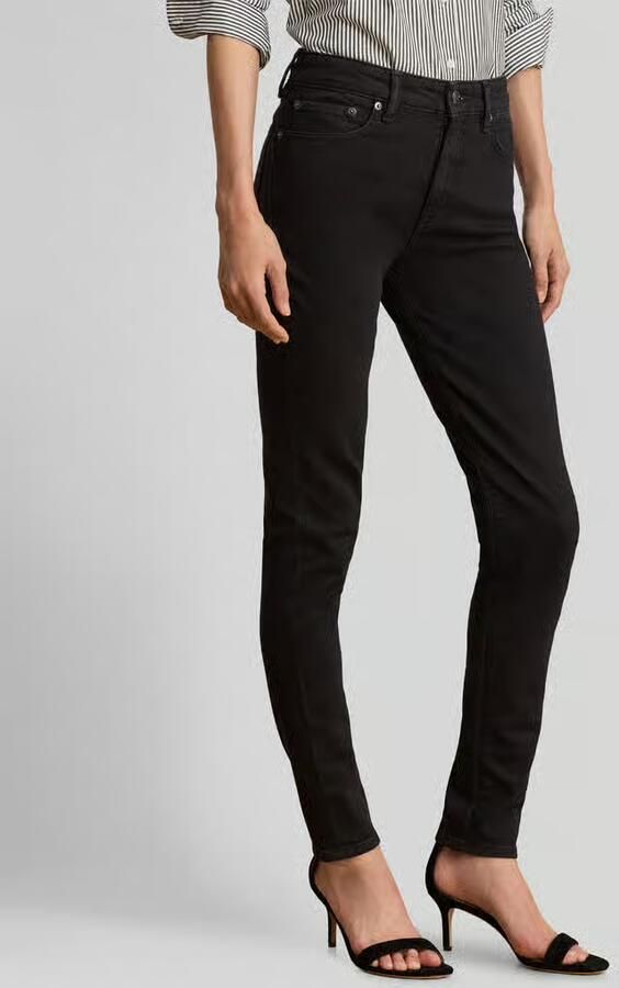 Lauren Ralph Lauren skinny fit jeans van katoenmix - Foto 3