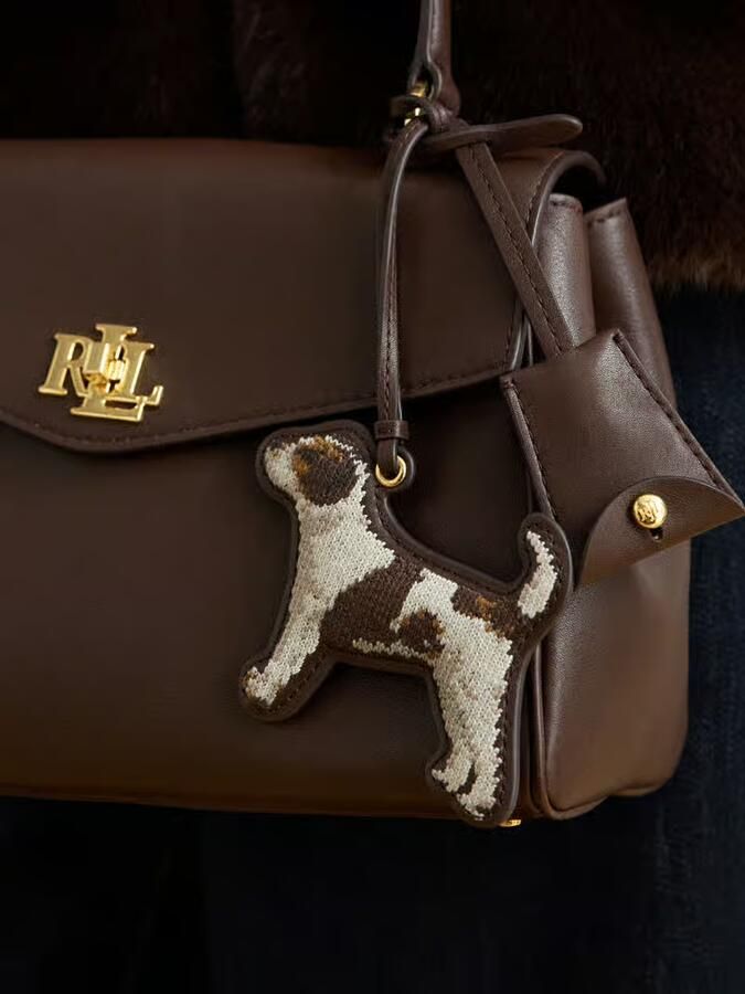 Lauren Ralph Lauren Sleutelhanger van echt kalfsleer model 'JCK RSSL' - Foto 2