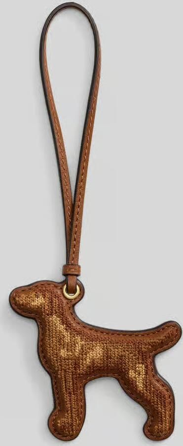 Lauren Ralph Lauren Sleutelhanger van echt kalfsleer model 'PUFFD VIZSLA'