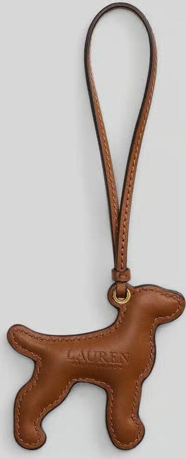 Lauren Ralph Lauren Sleutelhanger van echt kalfsleer model 'PUFFD VIZSLA' - Foto 3