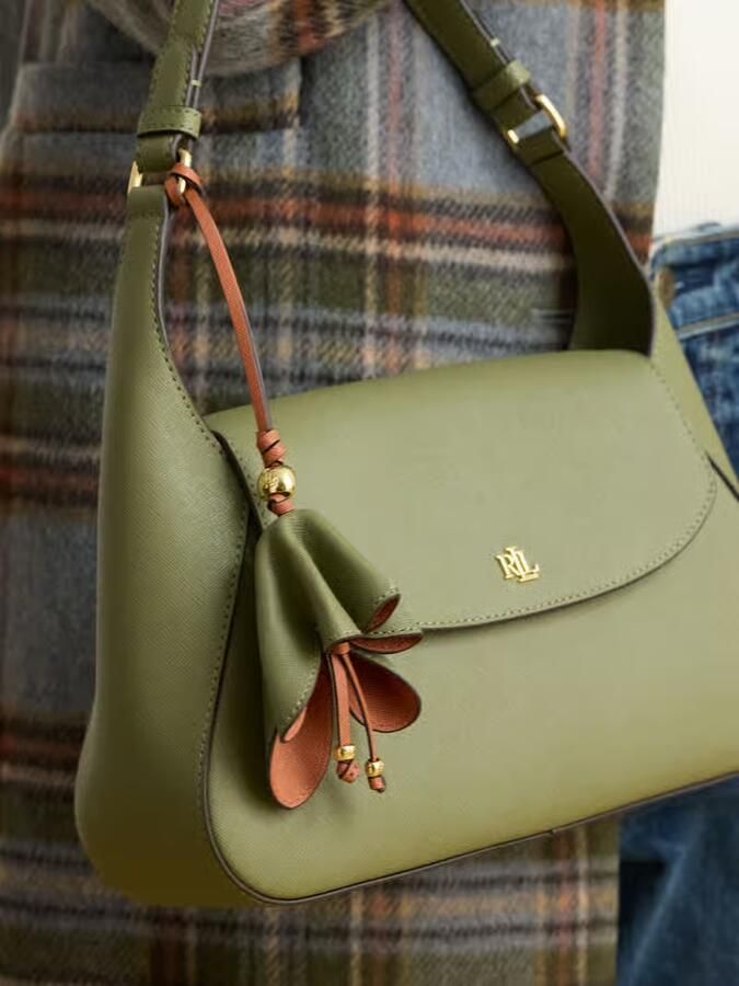 Lauren Ralph Lauren Sleutelhanger van echt leer - Foto 2