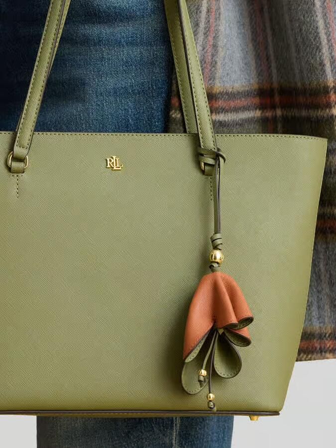 Lauren Ralph Lauren Sleutelhanger van echt leer - Foto 2