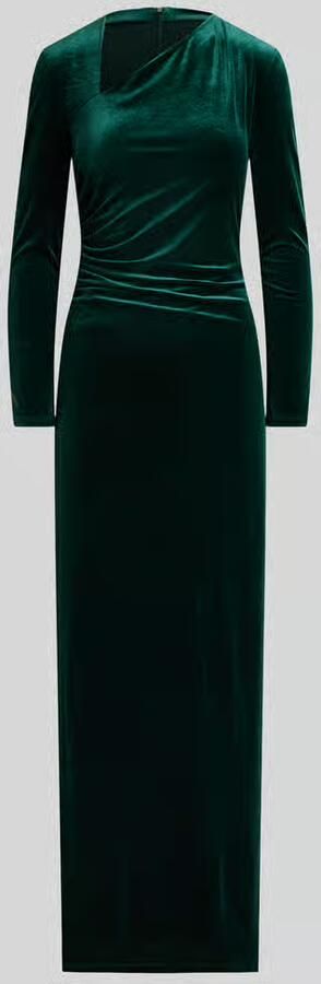 Lauren Ralph Lauren Slim Fit avondjurk met asymmetrische hals