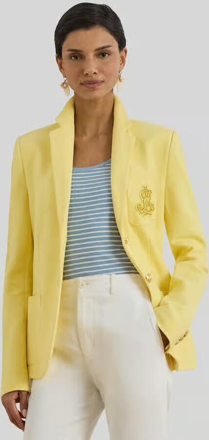 Lauren Ralph Lauren slim fit blazer van katoenmix - Foto 3