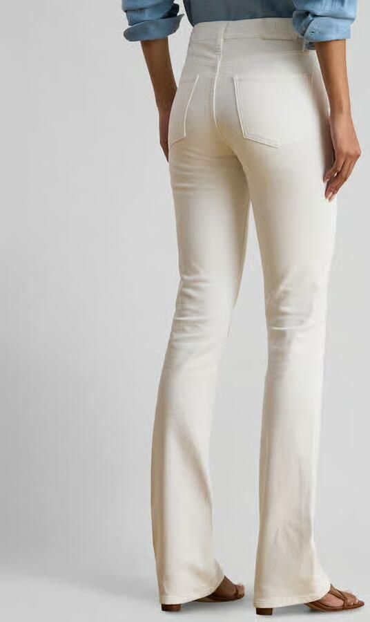Lauren Ralph Lauren slim fit bootcut jeans van katoenmix - Foto 4