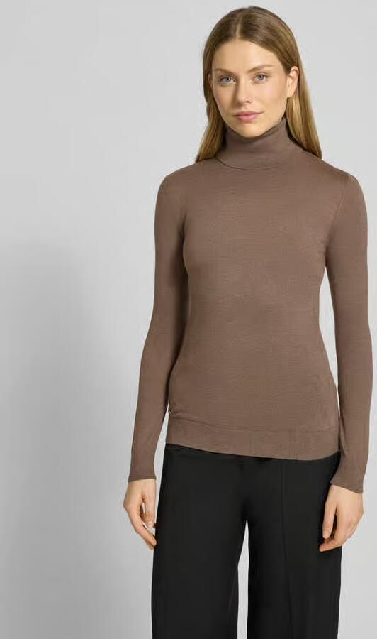 Lauren Ralph Lauren Slim fit coltrui met zijdegehalte model 'ZOE' - Foto 2