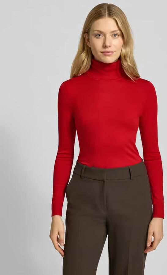 Lauren Ralph Lauren Slim fit coltrui met zijdegehalte model 'ZOE' - Foto 2