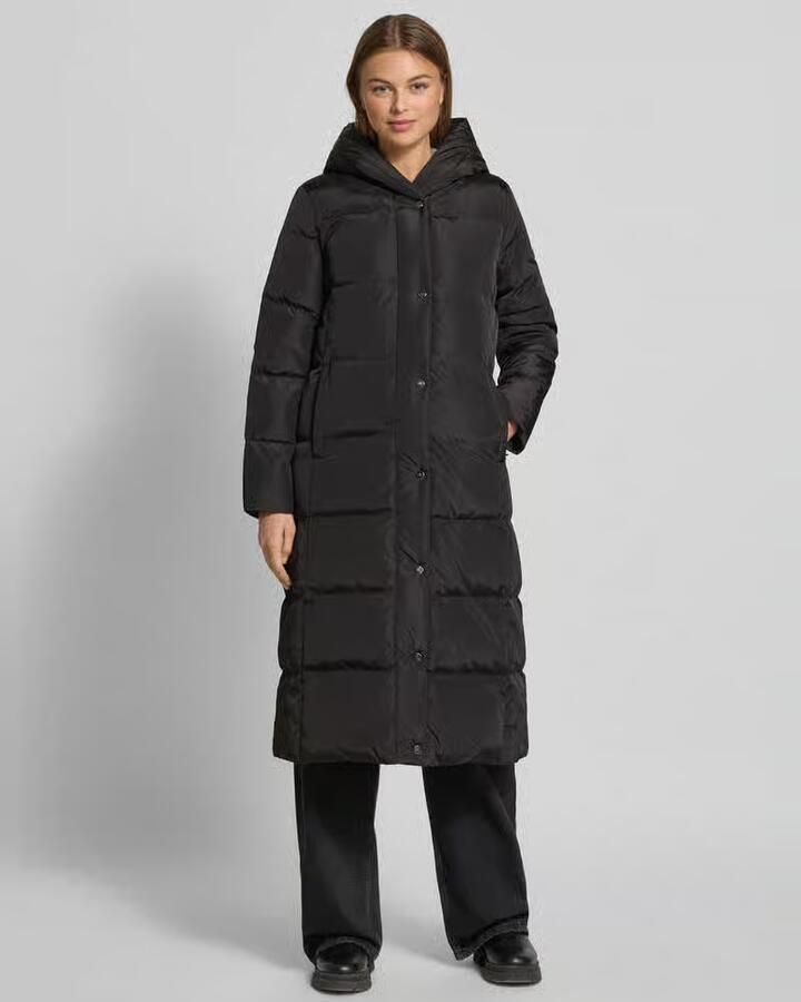 Lauren Ralph Lauren Slim fit gewatteerde lange jas met capuchon - Foto 2