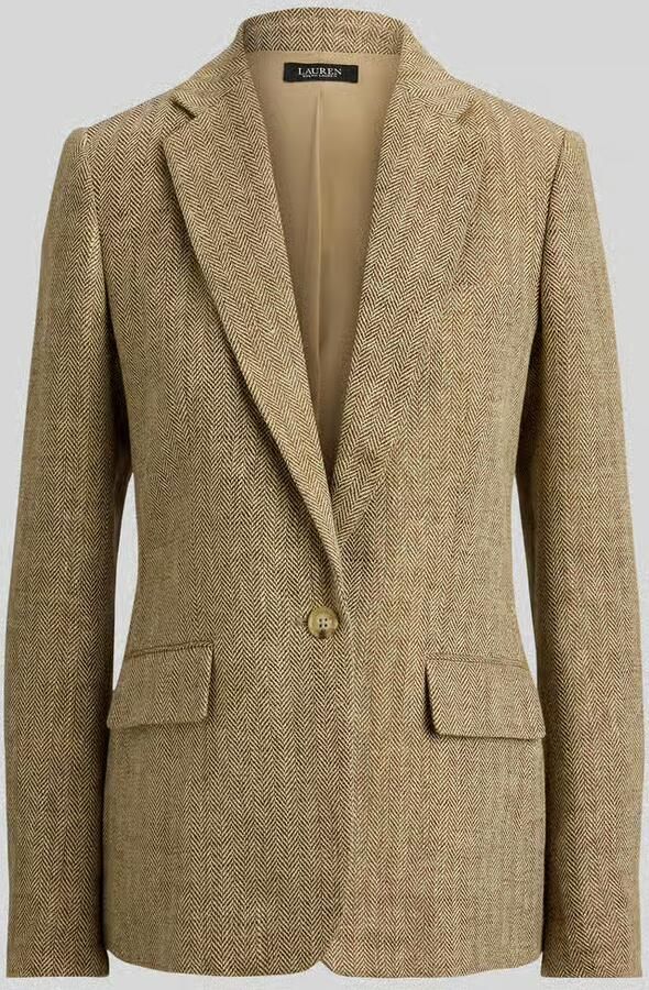 Lauren Ralph Lauren slim fit korte blazer van puur linnen - Foto 2