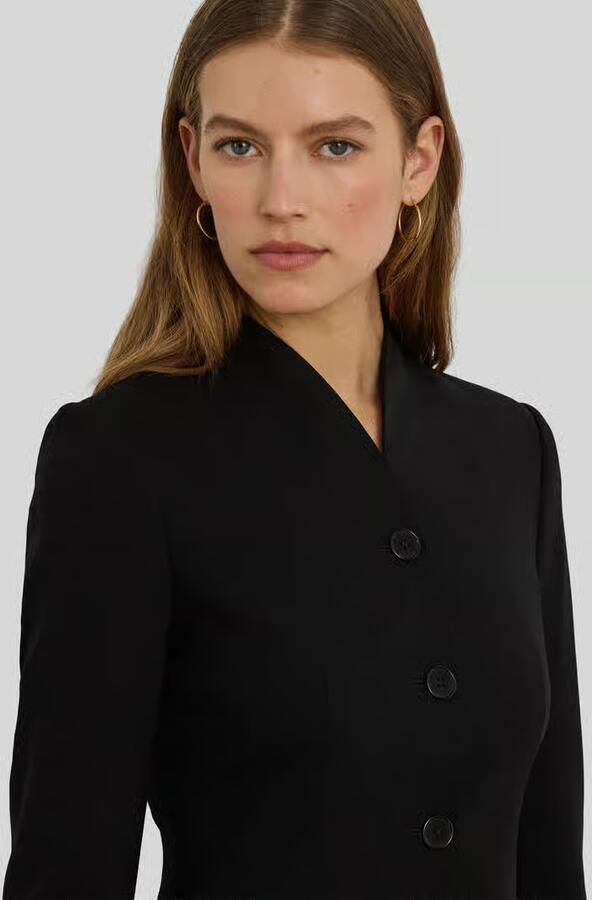 Lauren Ralph Lauren slim fit korte blazer van wolmix