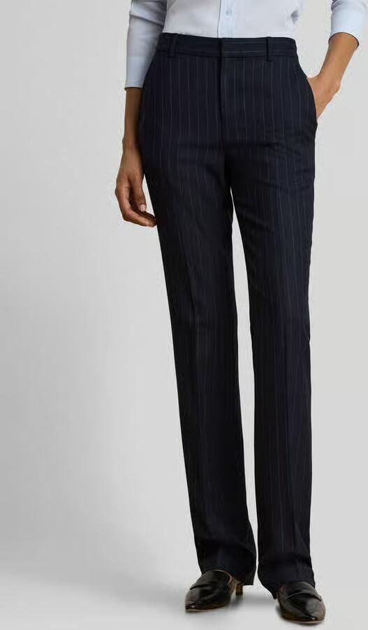 Lauren Ralph Lauren Slim Fit pantalon van wolmix - Foto 3