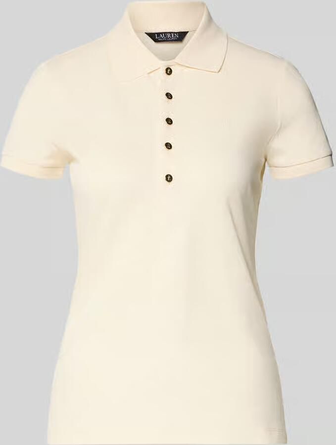 Lauren Ralph Lauren Slim fit poloshirt met knoopsluiting model 'KIEWICK'