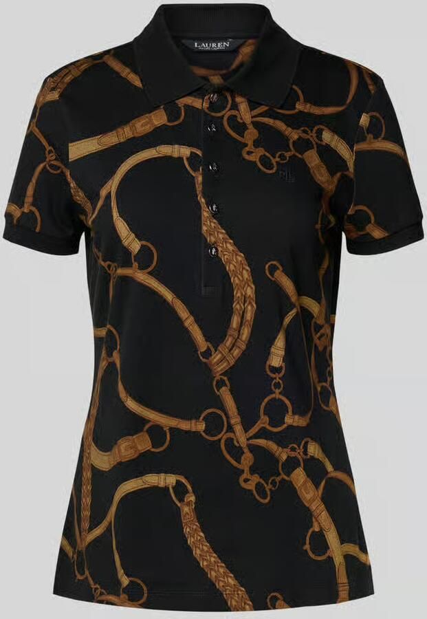 Lauren Ralph Lauren Slim fit poloshirt met labelstitching