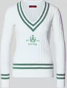 Lauren Ralph Lauren Slim Fit trui in breilook model 'Meren'