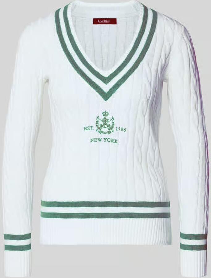 Lauren Ralph Lauren Slim fit pullover in gebreide look model 'Meren'
