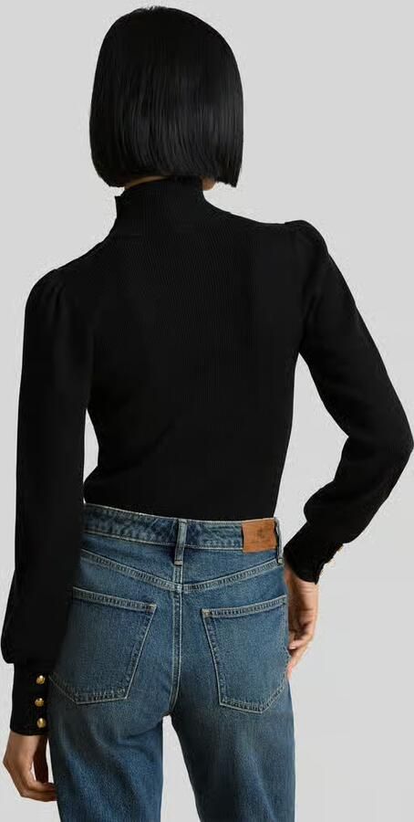 Lauren Ralph Lauren Slim fit pullover met col van mix van katoen en modal - Foto 2