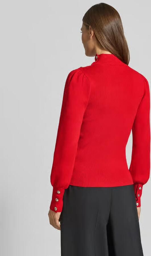 Lauren Ralph Lauren Slim fit pullover met col van mix van katoen en modal - Foto 3