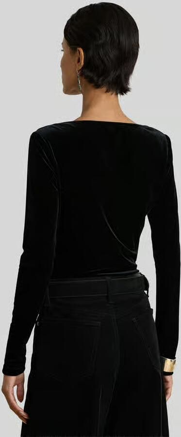 Lauren Ralph Lauren Slim fit pullover met gedrapeerde watervalhals - Foto 2