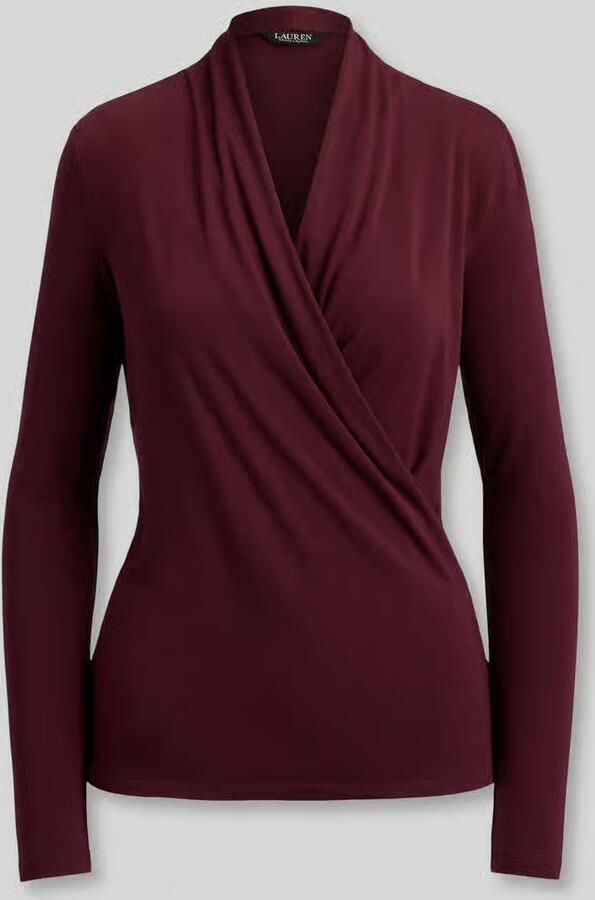 Lauren Ralph Lauren Slim fit shirt met lange mouwen van lyocellmix