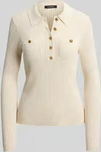 Lauren Ralph Lauren slim fit shirt met lange mouwen van viscosemix met knopen