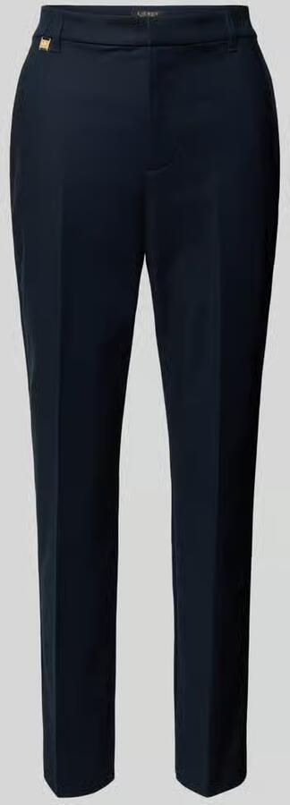 Lauren Ralph Lauren Slim fit stoffen broek met labeldetail model 'LAKYTHIA'