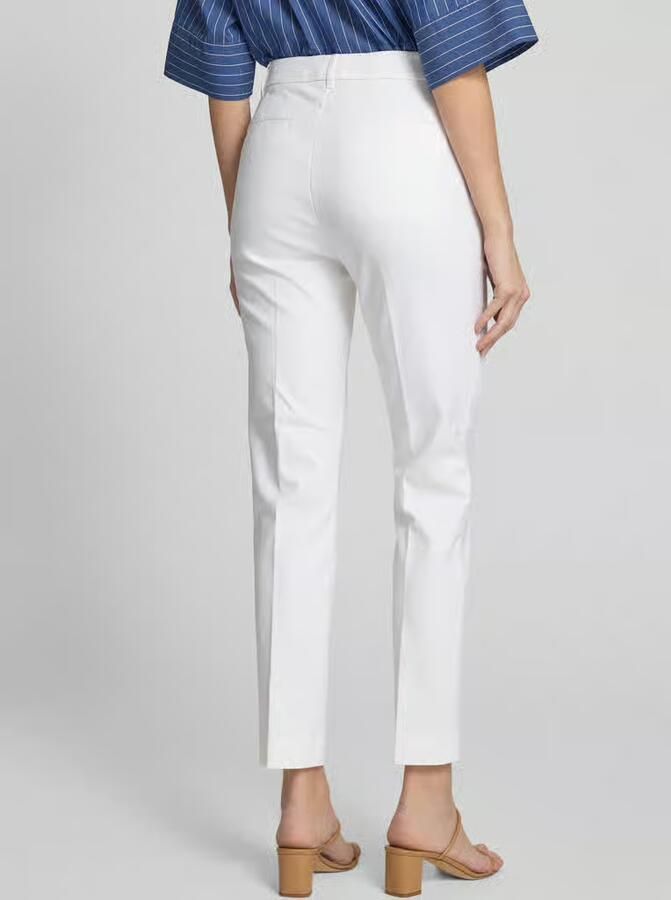 Lauren Ralph Lauren Slim fit stoffen broek met labeldetail model 'LAKYTHIA'