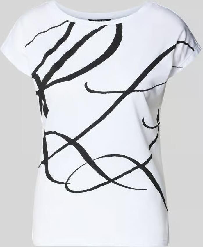 Lauren Ralph Lauren Slim fit T-shirt met all-over print model 'Grieta' - Foto 2