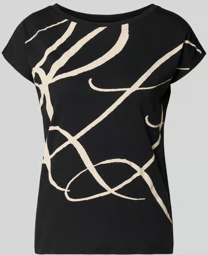 Lauren Ralph Lauren Slim fit T-shirt met all-over print model 'Grieta' - Foto 2