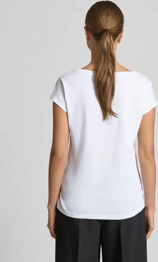 Lauren Ralph Lauren Slim fit T-shirt met all-over print model 'Grieta' - Foto 2