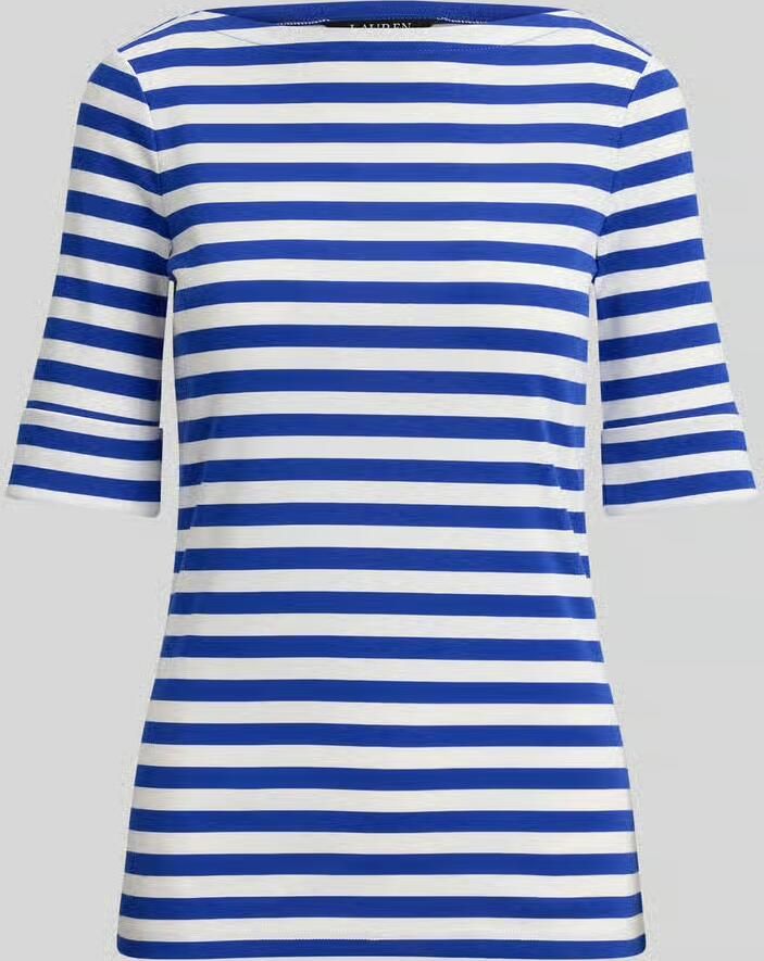 Lauren Ralph Lauren Slim fit T-shirt van katoenmix - Foto 2